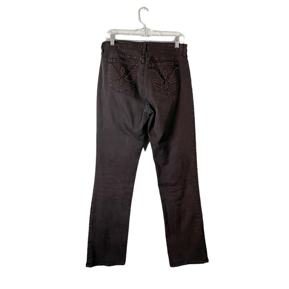 NYDJ Not Your Daughter’s Jeans Designer Black High Rise Slim Boot Jeans Size 8 - Picture 2 of 8